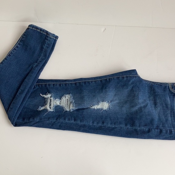 American Eagle Next Level Stretch Curvy Super Hi-Rise dark wash jeggings - Picture 14 of 15